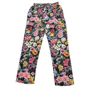 Yumi Kim Tania Silk Floral High Rise pants, XS